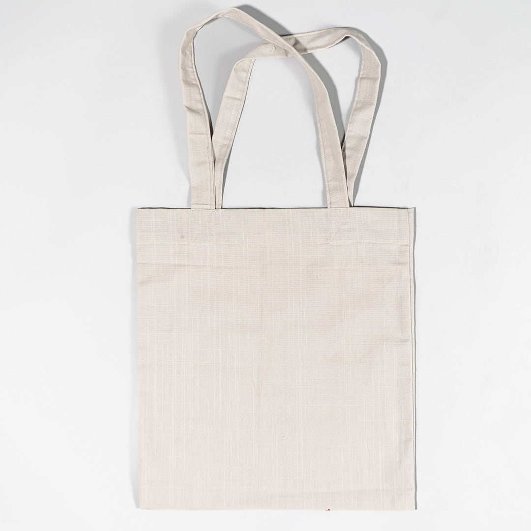 Aangan Appliqué Tote Bag – Upcycled Curtain Edition