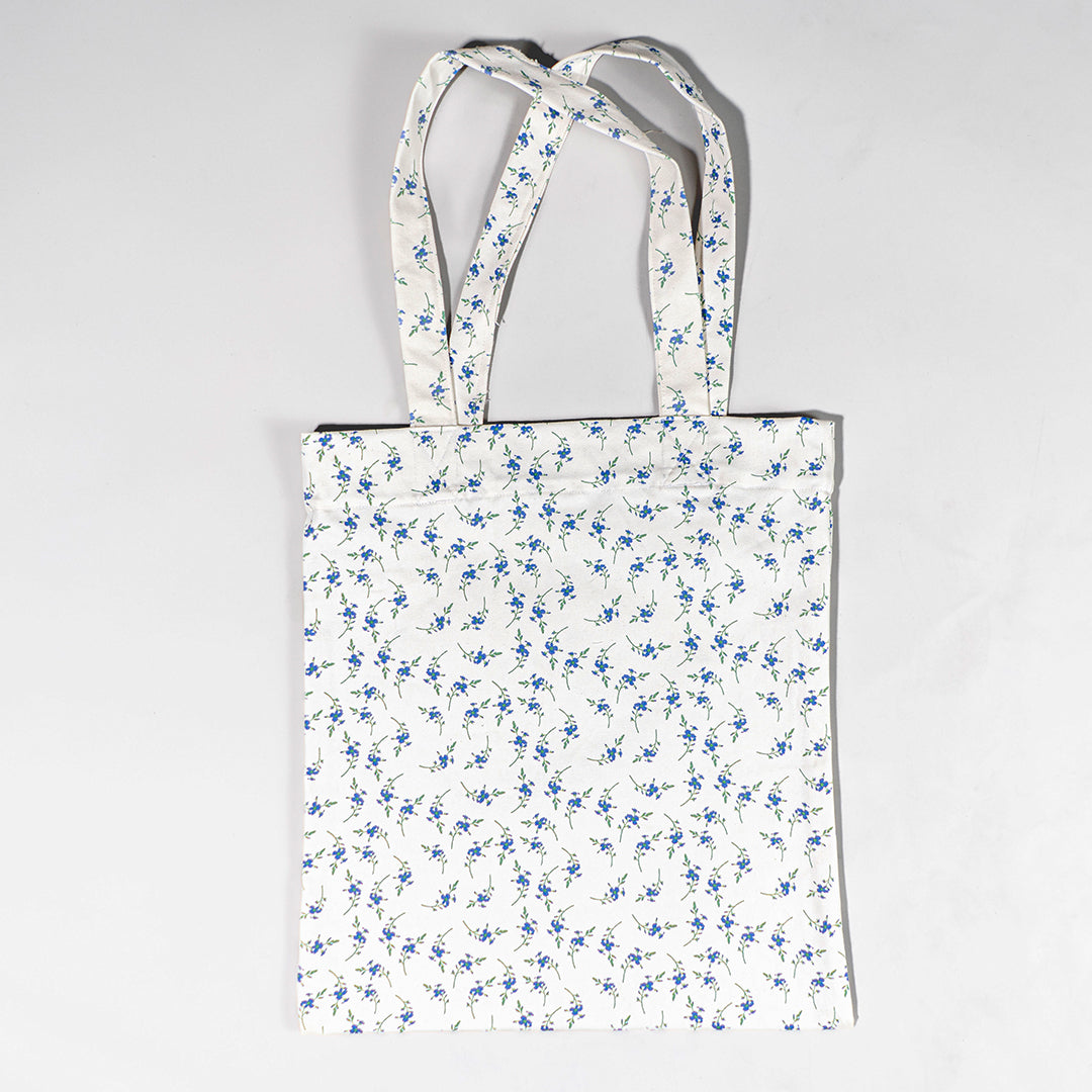 Bluebud Breeze Tote – Printed Canvas