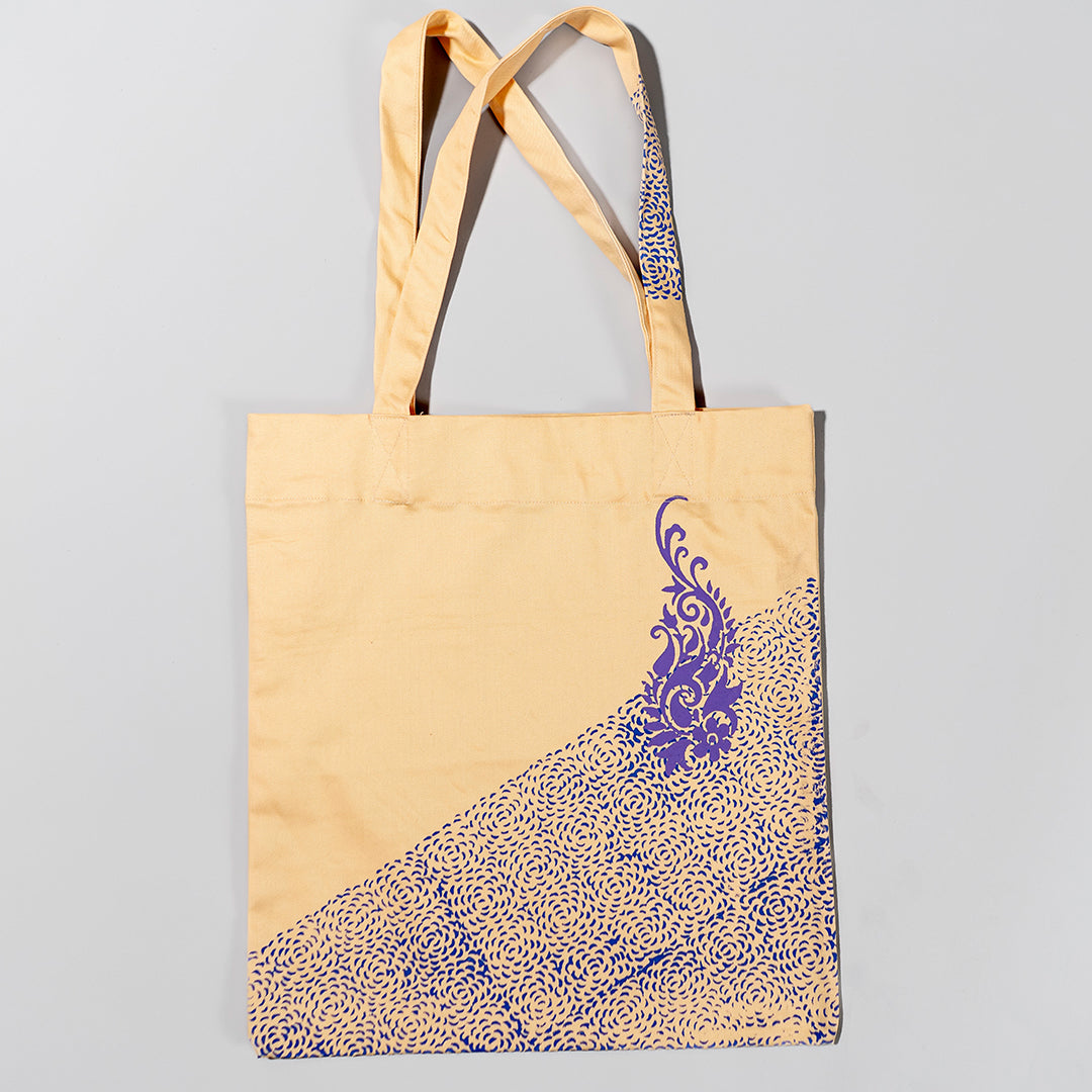 Gulzar Blockprint Canvas Tote Bag