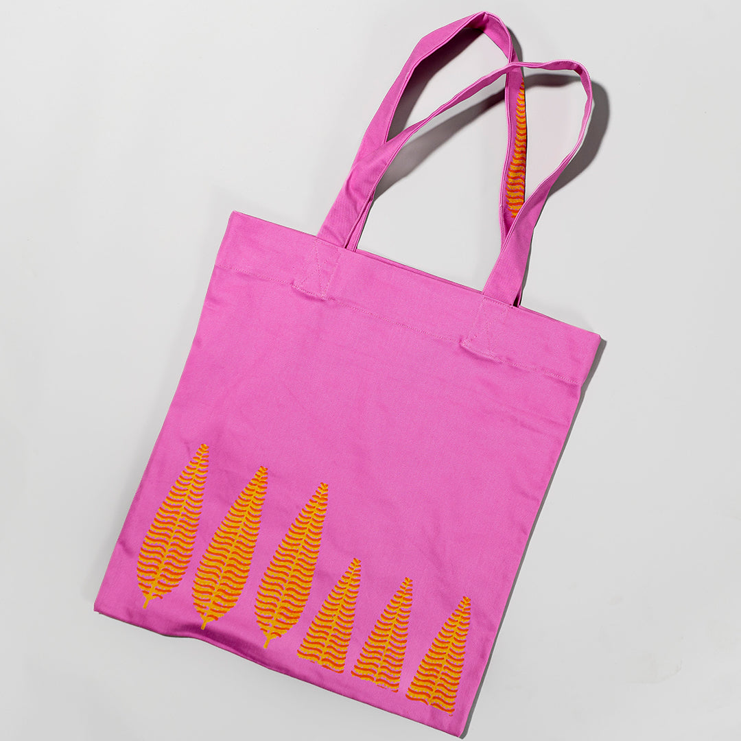 Taab Blockprint Canvas Tote Bag