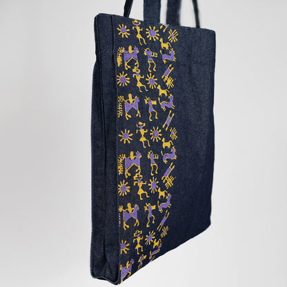 Lehr Blockprint Canvas Tote Bag