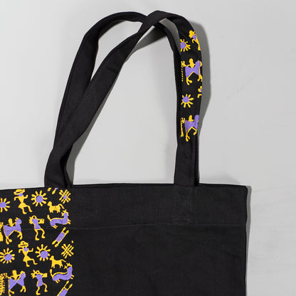 Lehr Blockprint Canvas Tote Bag