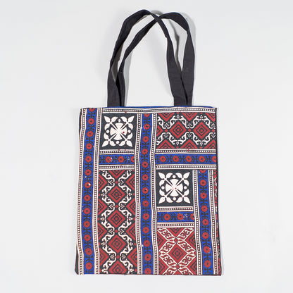Sufi Ajrak Tote – Reinforced Cotton Canvas