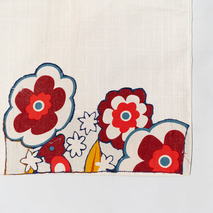 Aangan Appliqué Tote Bag – Upcycled Curtain Edition