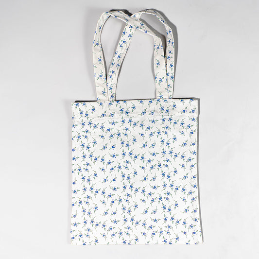 Bluebud Breeze Tote – Printed Canvas