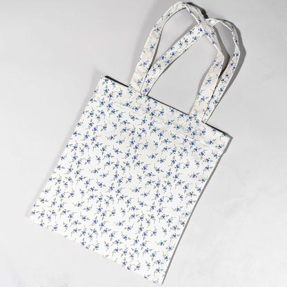Bluebud Breeze Tote – Printed Canvas