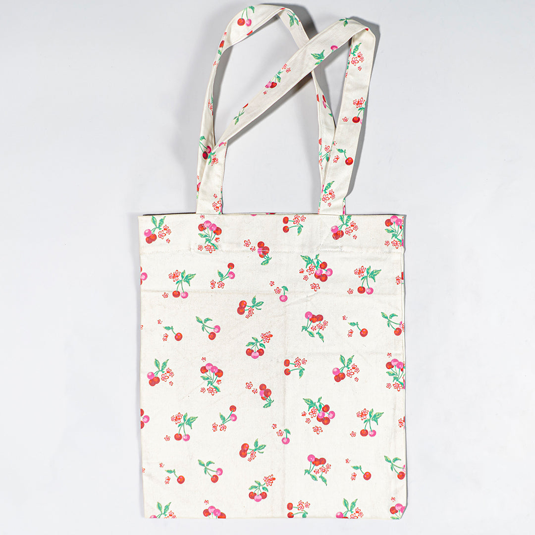 Cherry Pickin’ Tote – Printed Canvas