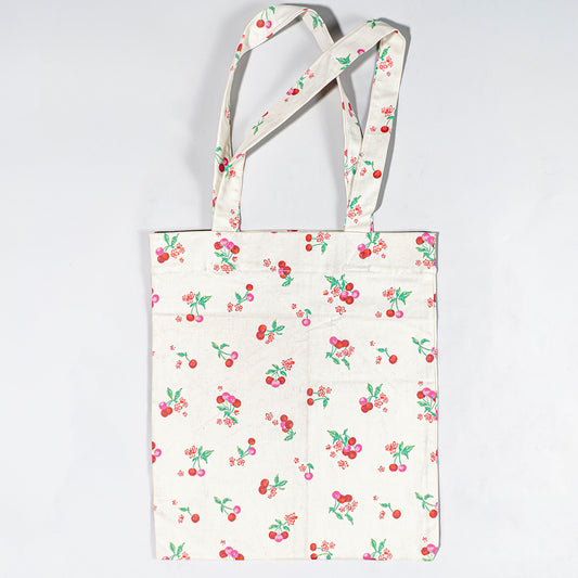 Cherry Pickin’ Tote – Printed Canvas
