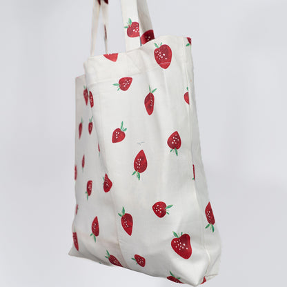 Berry Basket Tote – Printed Canvas