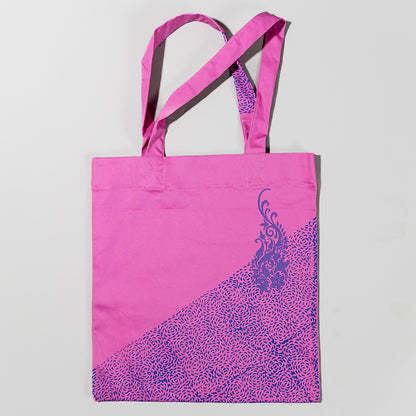 Zalya Blockprint Canvas Tote Bag
