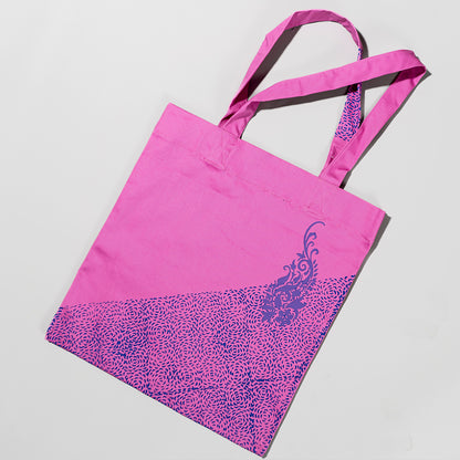 Zalya Blockprint Canvas Tote Bag