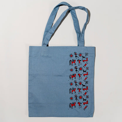 Teezrak Blockprint Canvas Tote Bag