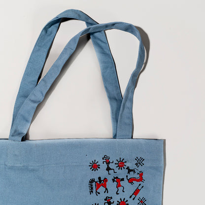 Teezrak Blockprint Canvas Tote Bag