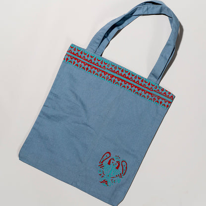 Laalbaaz Blockprint Canvas Tote Bag
