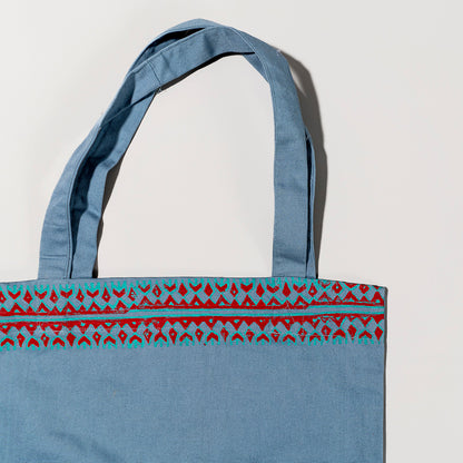 Laalbaaz Blockprint Canvas Tote Bag