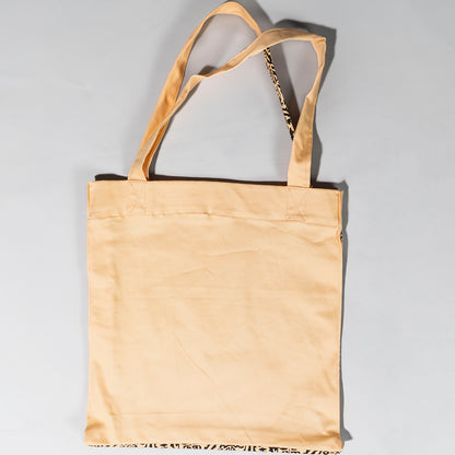 Sehar Blockprint Capacity Canvas Tote Bag