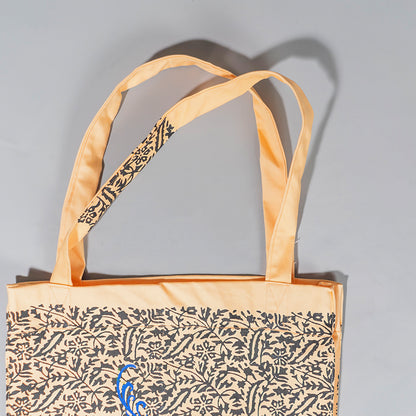 Sehar Blockprint Capacity Canvas Tote Bag